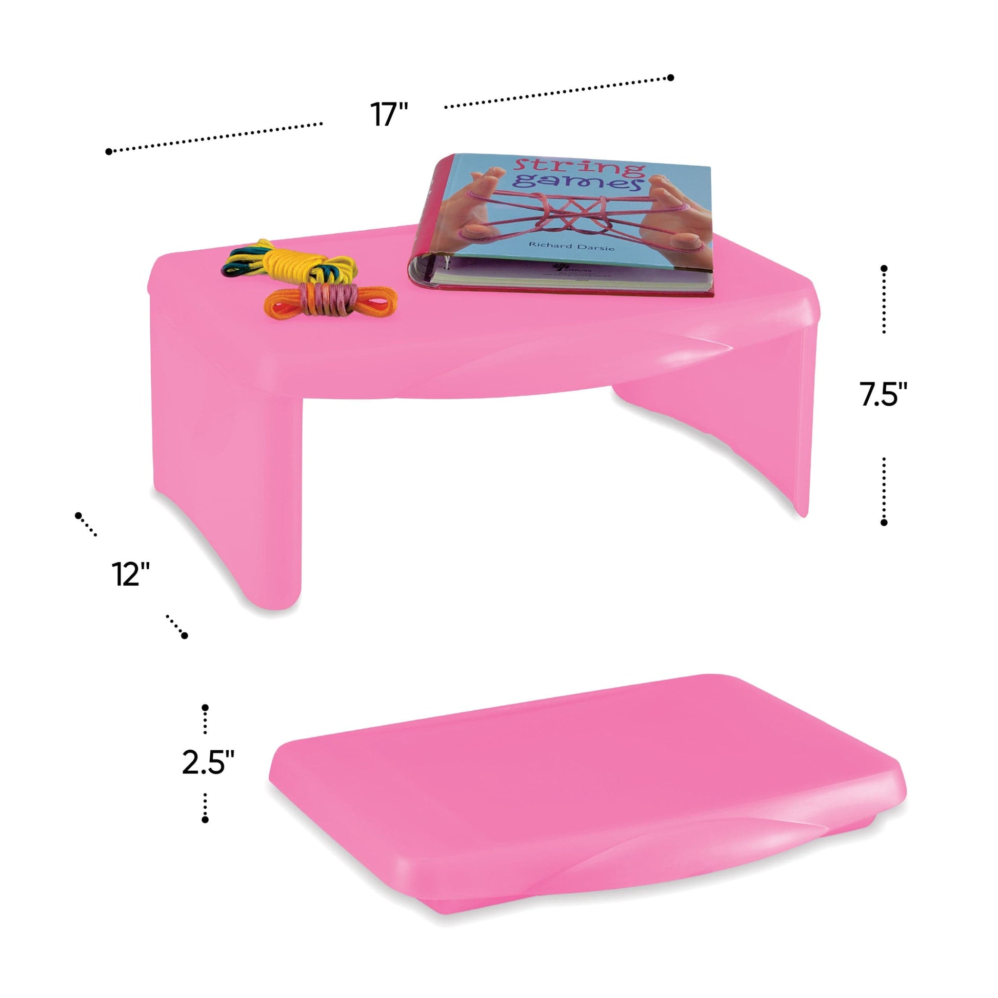 Portable Folding Lap Desk With Storage Activity Tray