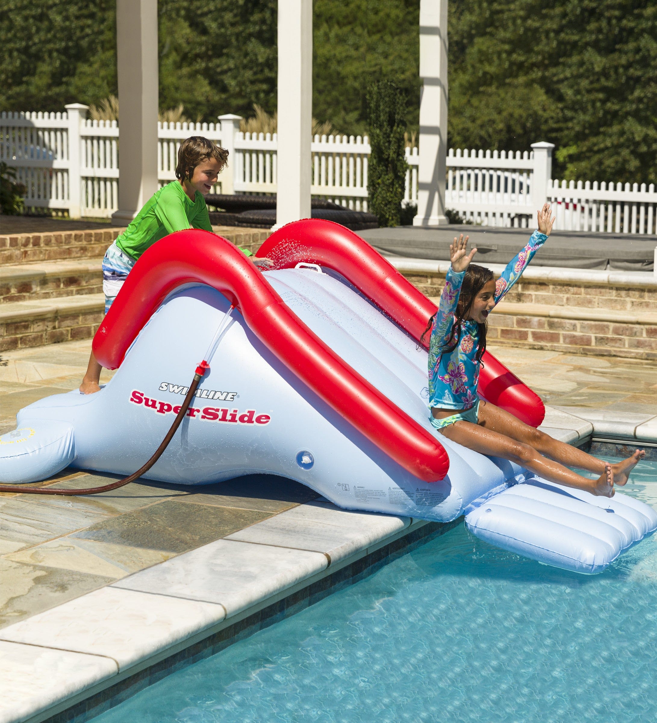Inflatable Super Pool Water Slide – HearthSong