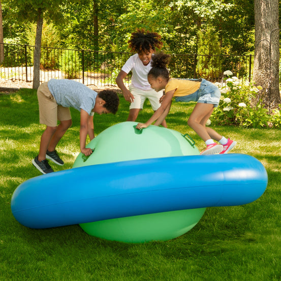 Rock With It Giant 8-Foot Inflatable Dome Rocker Bouncer