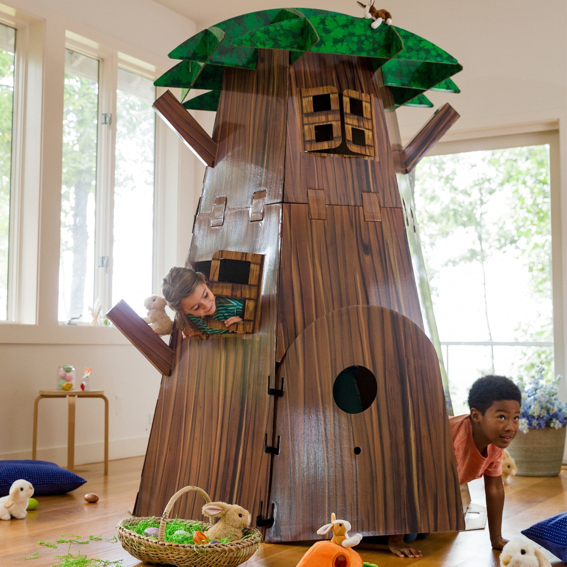 Constructagons Big Tree Fort Indoor Fort-Building Kit – Hearthsong