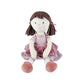 Brook Brown Hair With Pink Dress