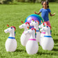 Giant Inflatable Unicorn Bowling Set