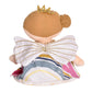 Fairy With Brown Hair In Rainbow Dress