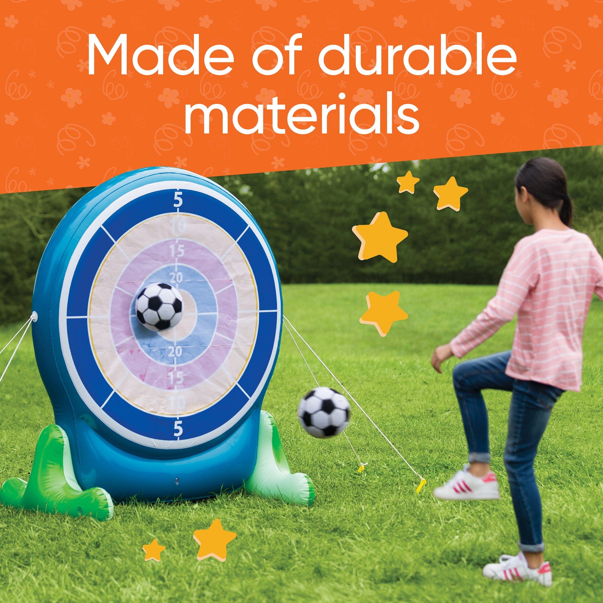 Jumbo Inflatable 2 in 1 Darts & Soccer