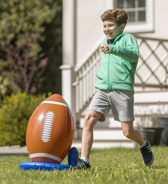 Giant Kick and Catch Inflatable Football with Tee