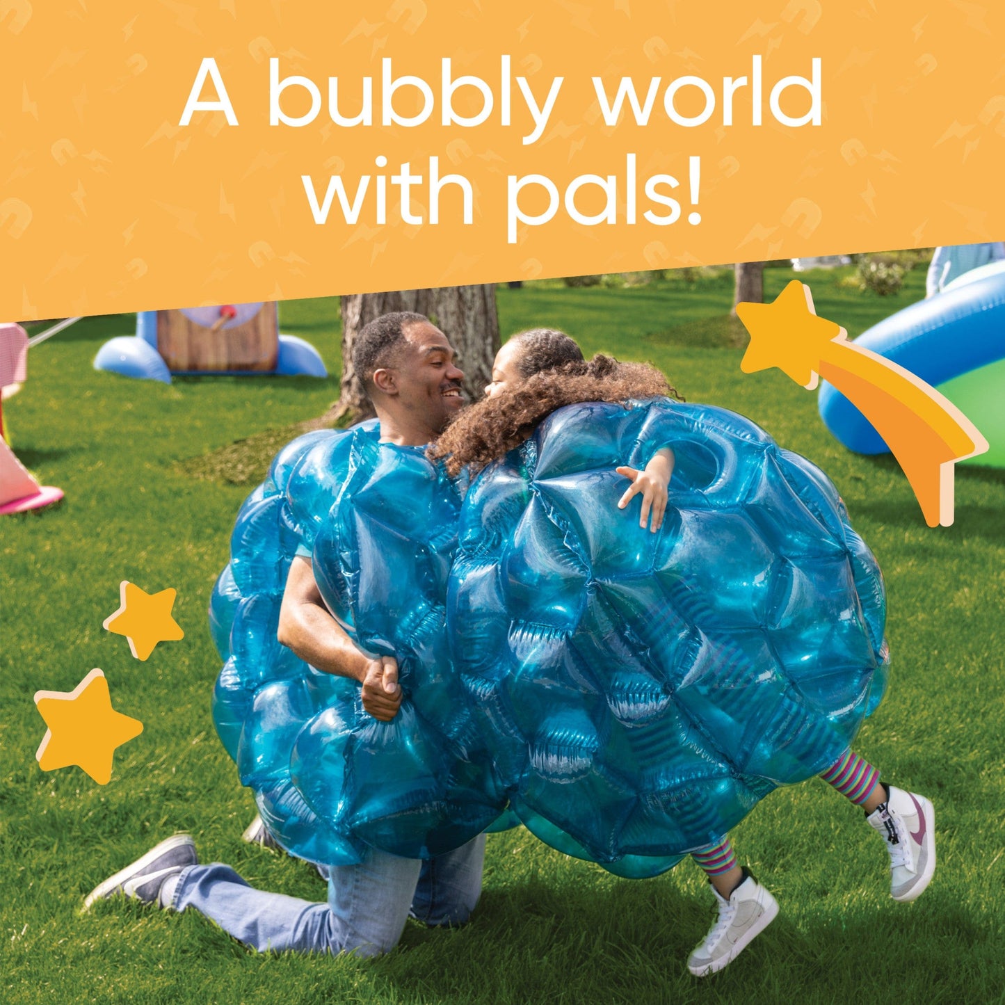 BBOP Inflatable Buddy Bumper Balls, Set of Two