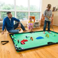Golf Pool Indoor Family Game and Wooden Accessories Set