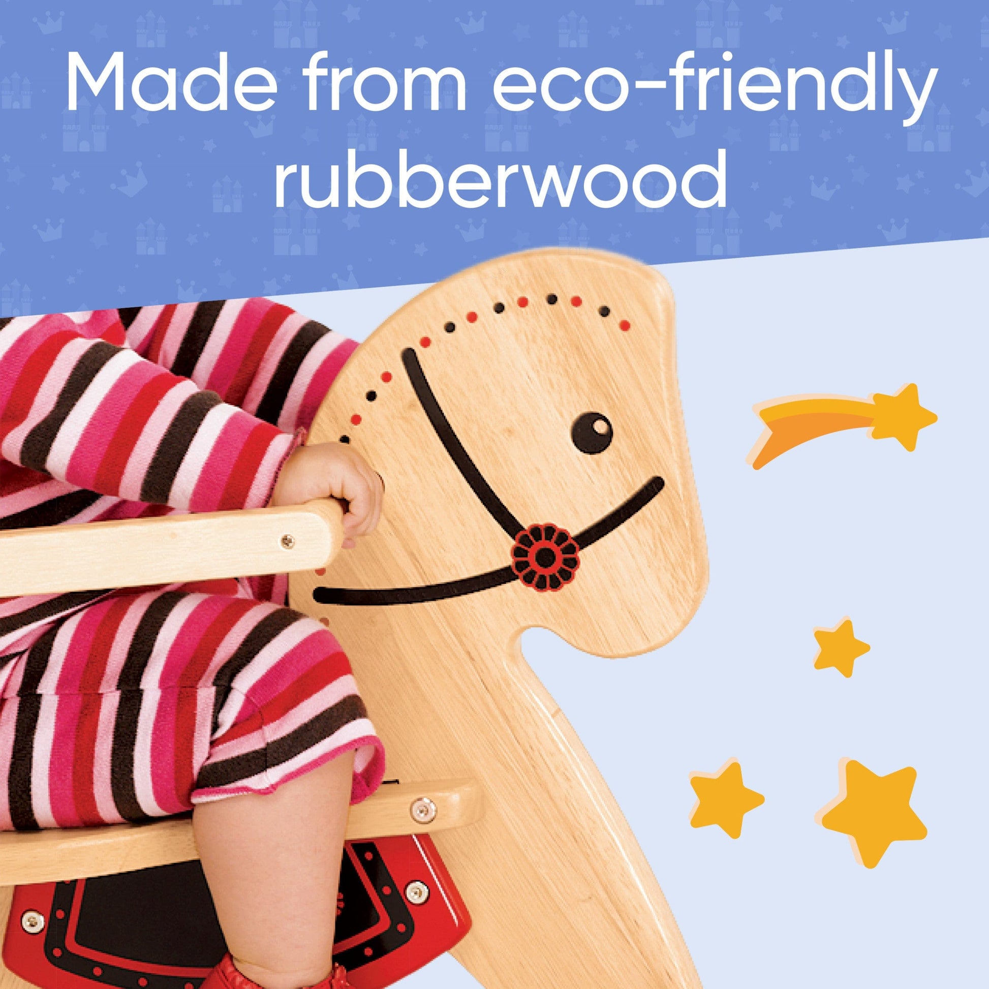 Grow With Me Wooden Rocking Horse – Hearthsong