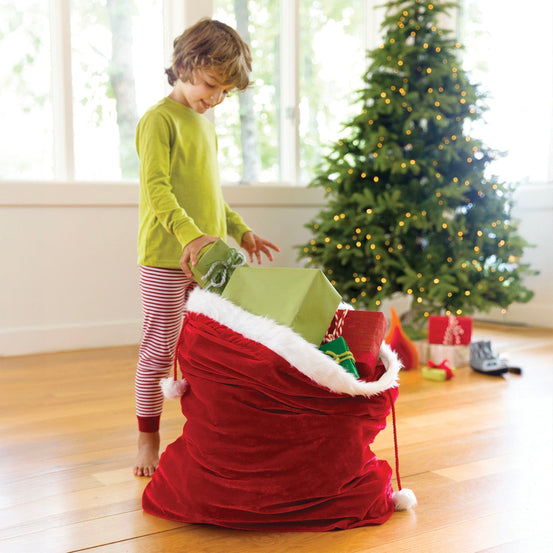 Santa's Oversized Velvet Toy and Gift Sack