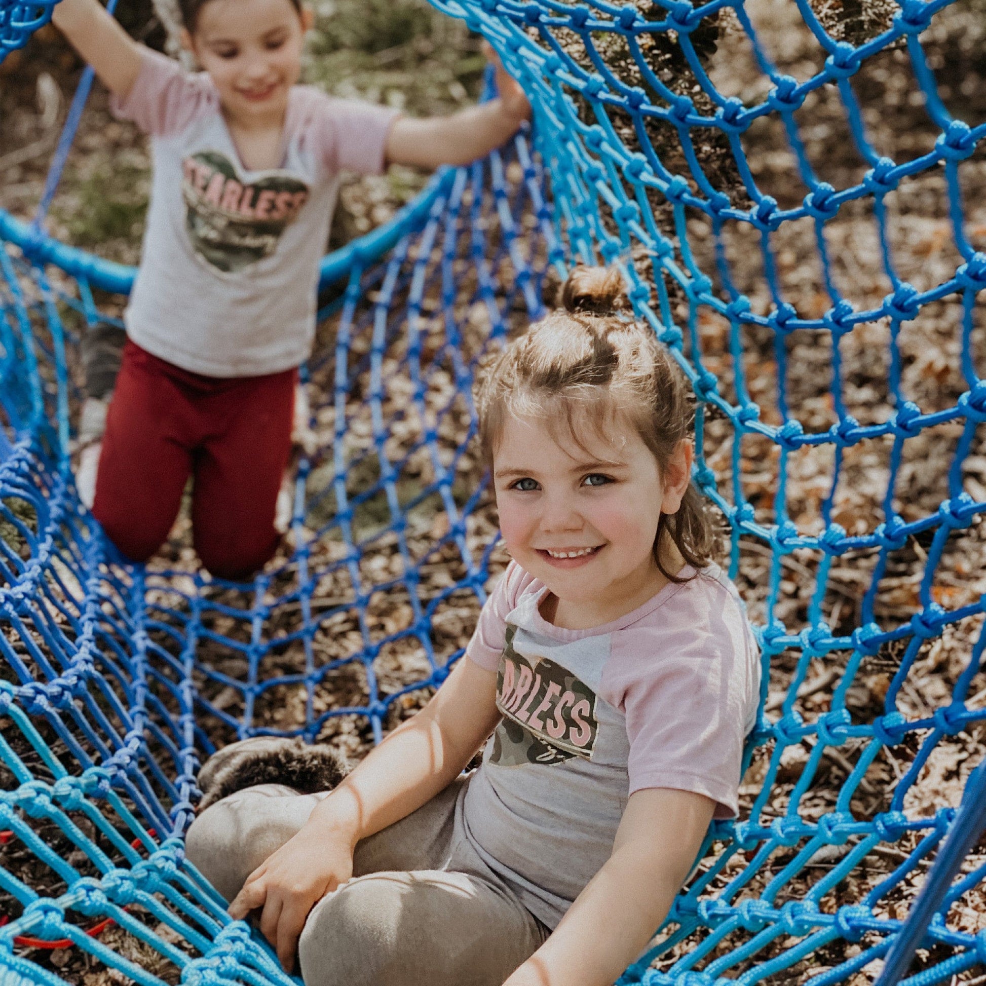 6-Foot Blue Wave Hanging Woven Rope Tunnel – Hearthsong