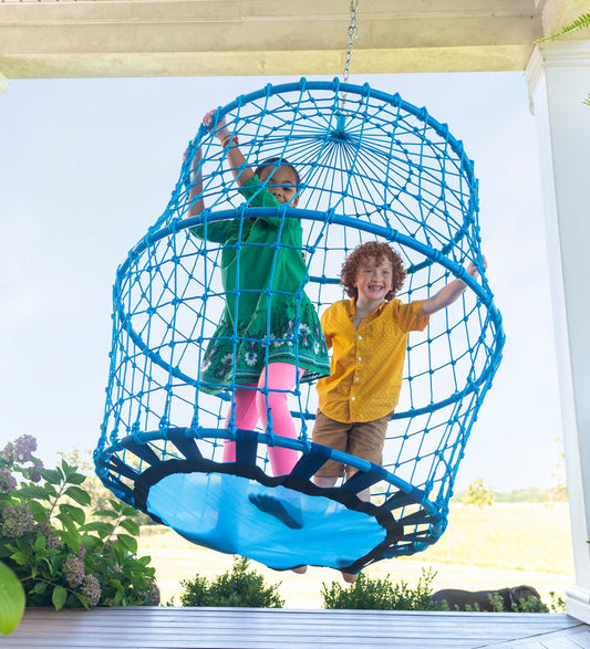 50-Inch Playful Rope HangOut Climber Swing