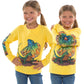 Glow Wild Glow-in-the-Dark Chomposaurus T Shirt