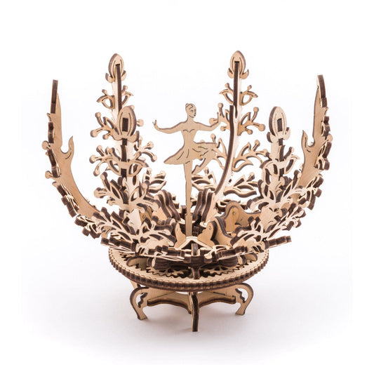 Mechanical Flower Wooden Model Kit