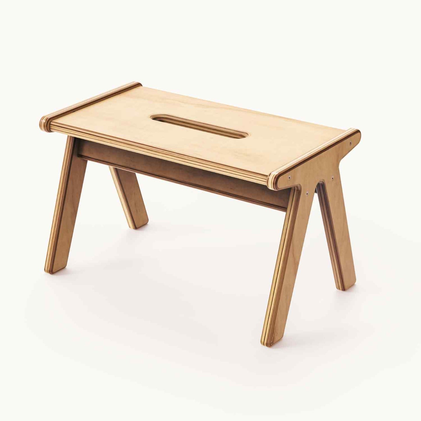Wooden One Step Stools For Kids