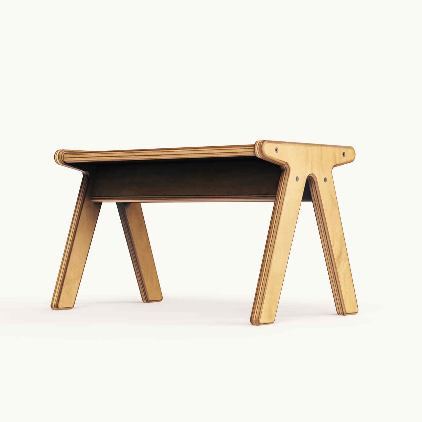 Wooden One Step Stools For Kids