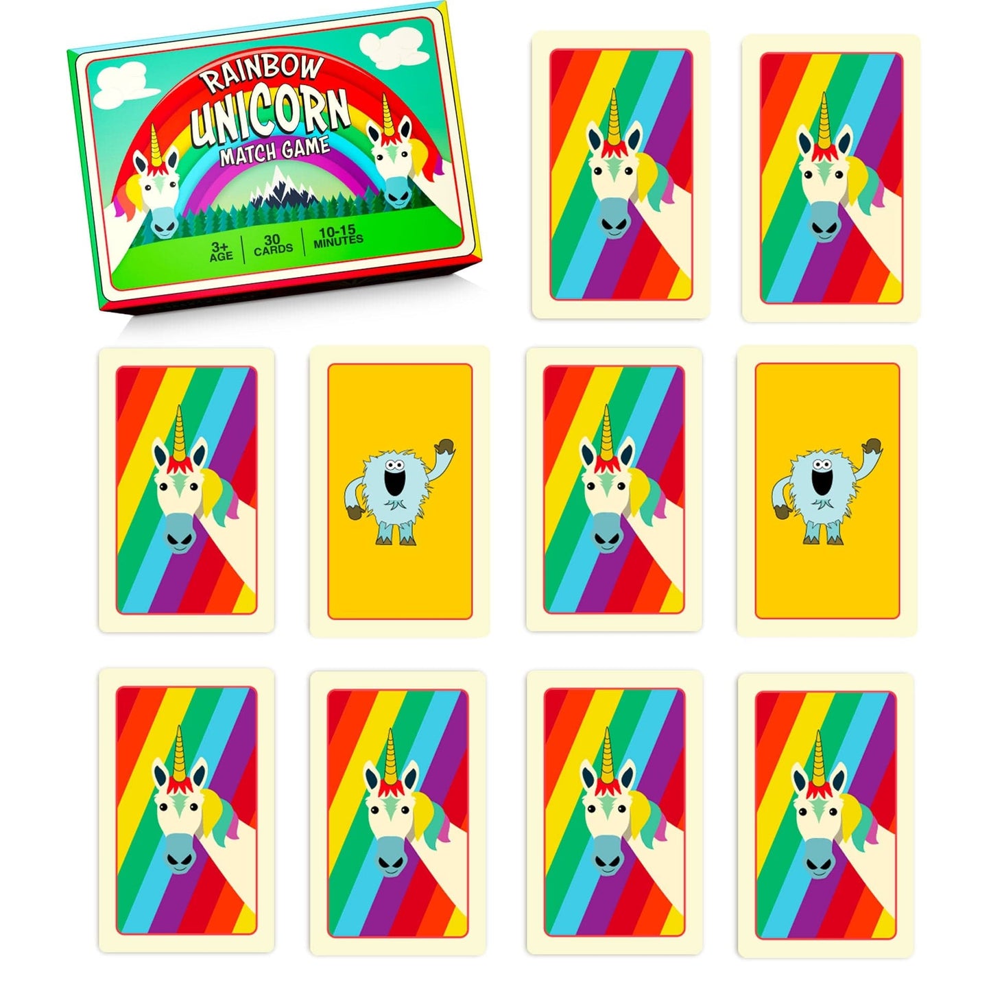 Rainbow Unicorn Family Pack