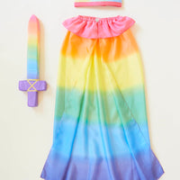 Sarah's Silks Rainbow Knight Dress Up Set