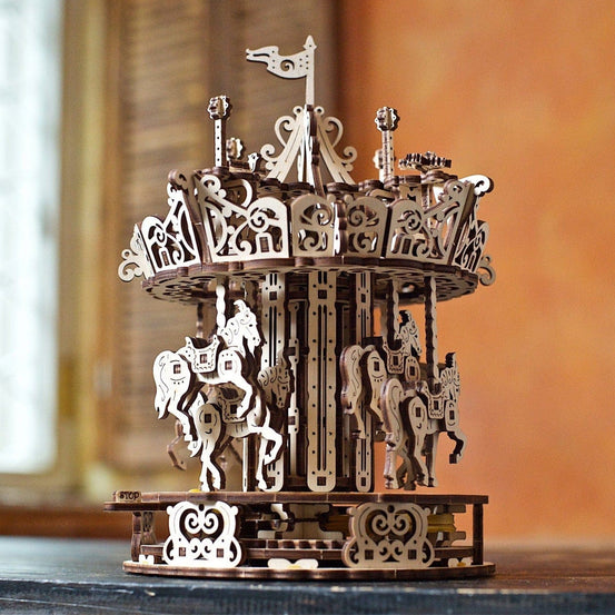 Carousel Wooden Model Kit