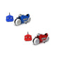 Set Of 2 Hovercycles, Red And Blue