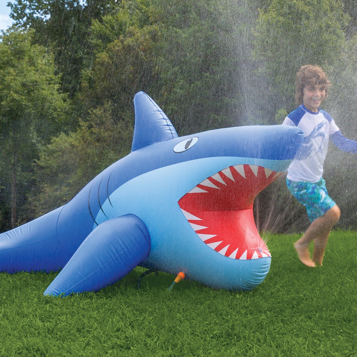 8-Foot Giant Inflatable Mister Shark Sprinkler