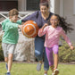 Giant Kick and Catch Inflatable Football with Tee