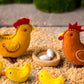 Felt Chickens Play Set