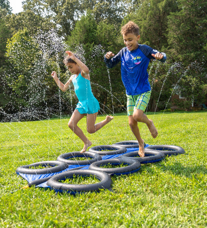 58-Inch Inflatable Tire Run with Sprinkler