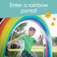 5-Foot Inflatable Rainbow Arch Sprinkler