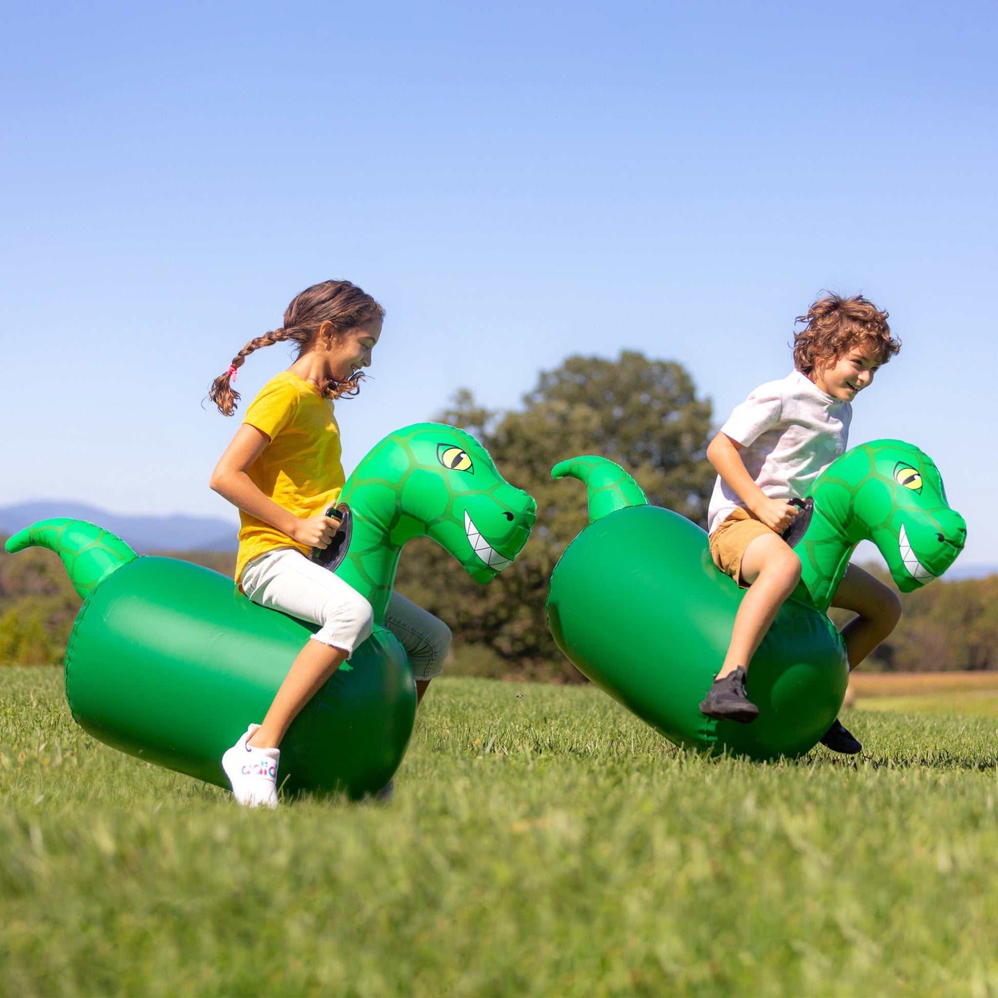 Inflatable Ride-On Hop 'n Go Dinosaurs