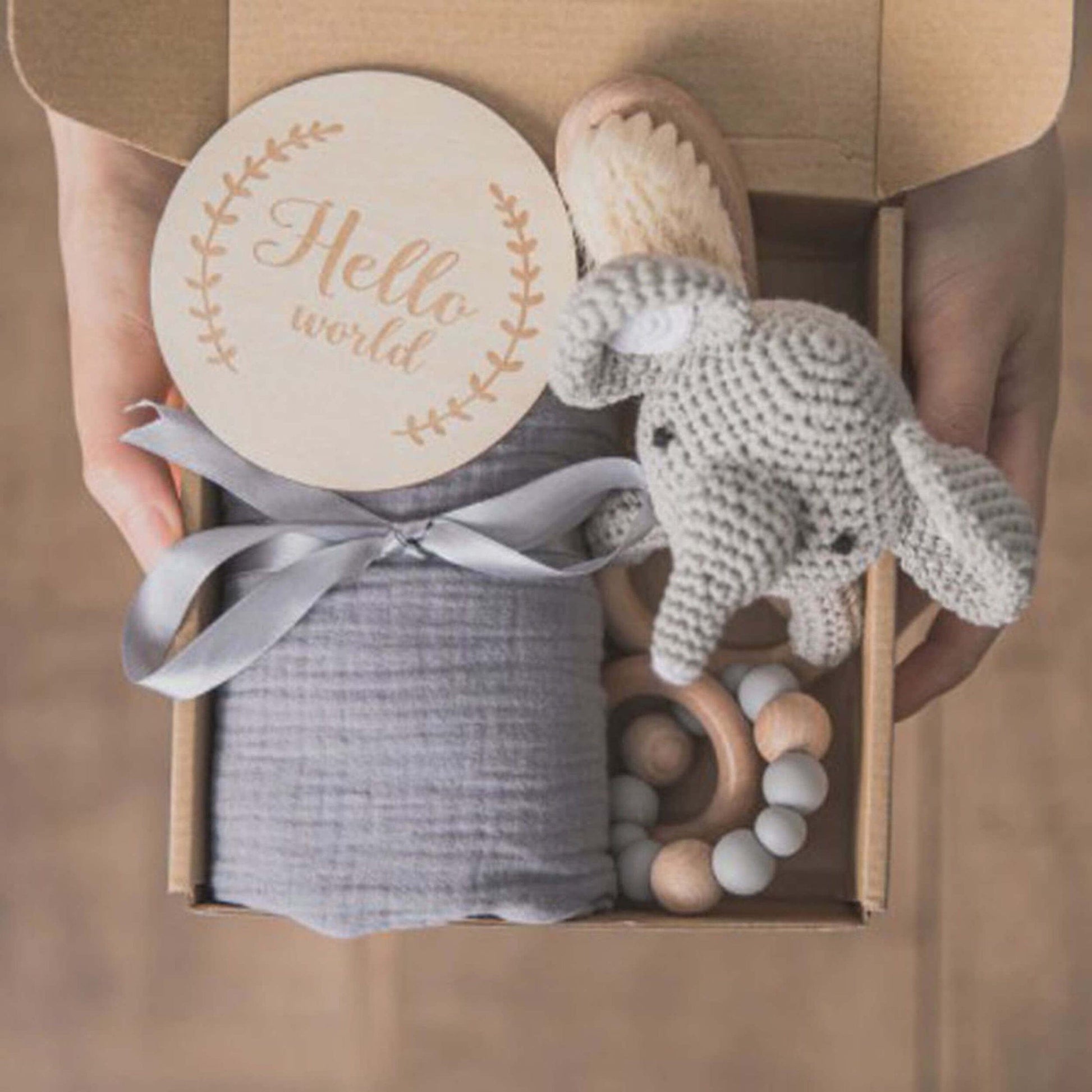 Elephant Newborn Gift Box