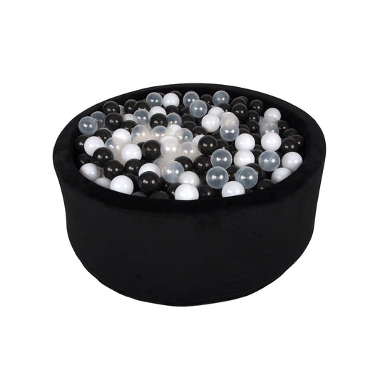 Premium Big Black Velvet Ball Pit + 400 Balls