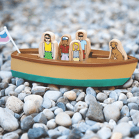 Vintage Lake Boat Magnetic Skiff