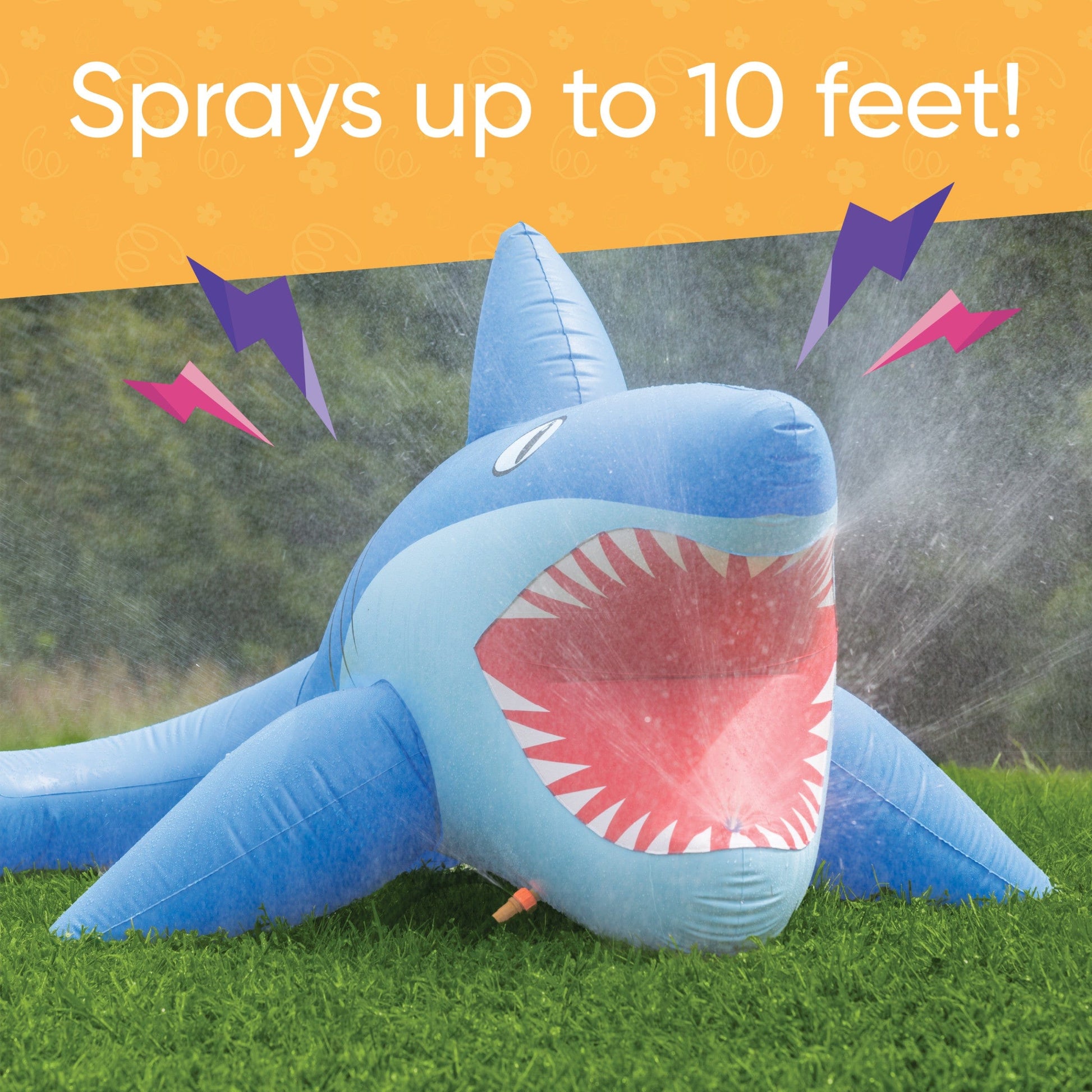 8-Foot Giant Inflatable Mister Shark Sprinkler