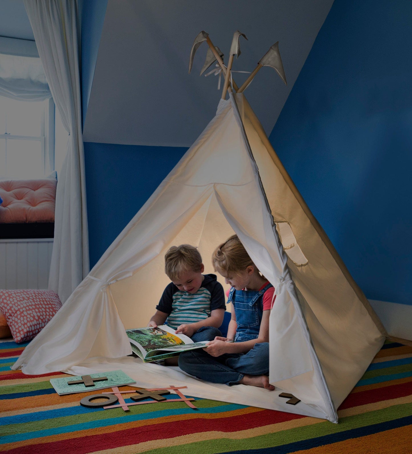 4-Foot Indoor Play Tent with Light