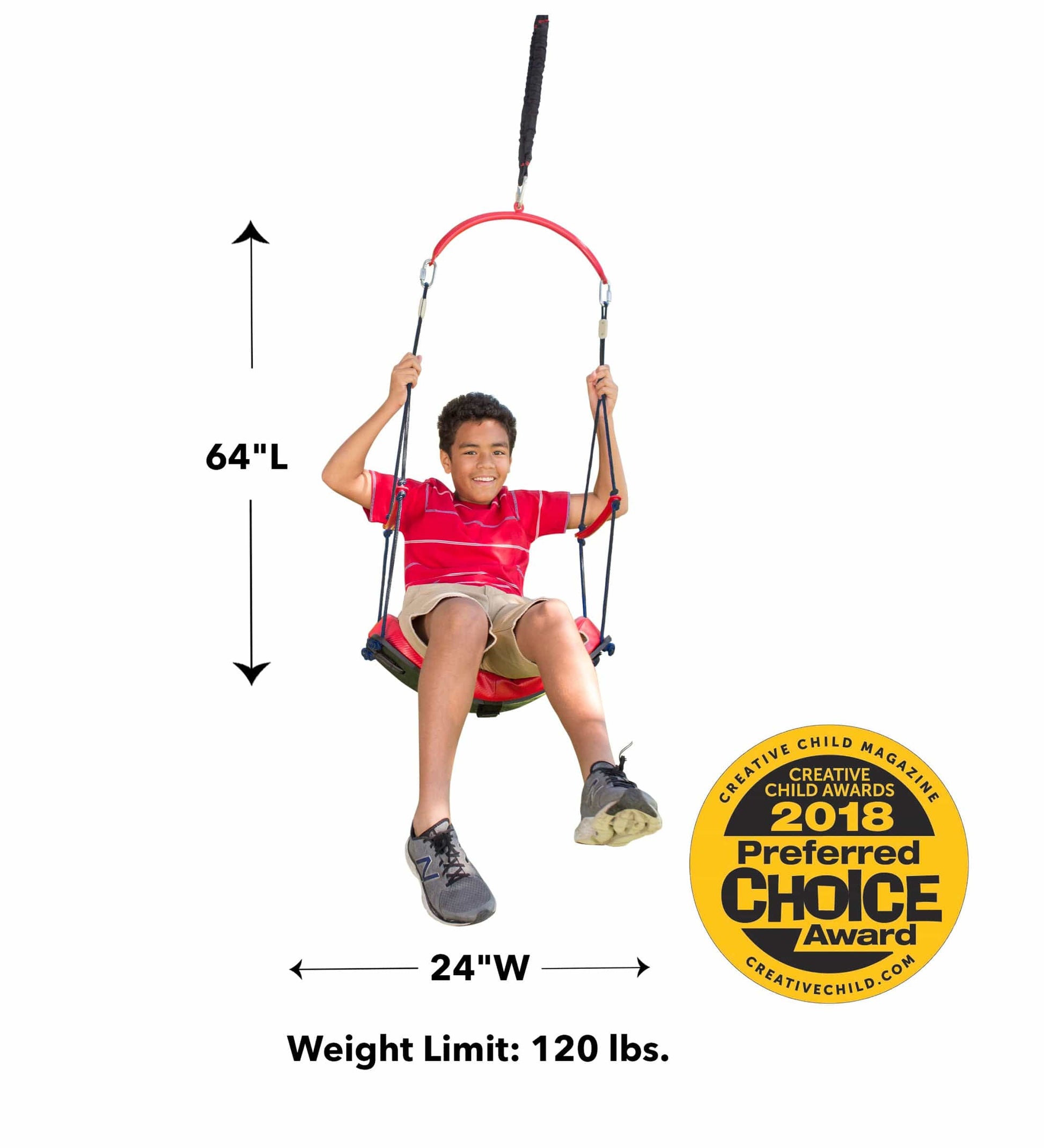 2-in-1 BungeeBounce Swing with Hanging Rings – Hearthsong