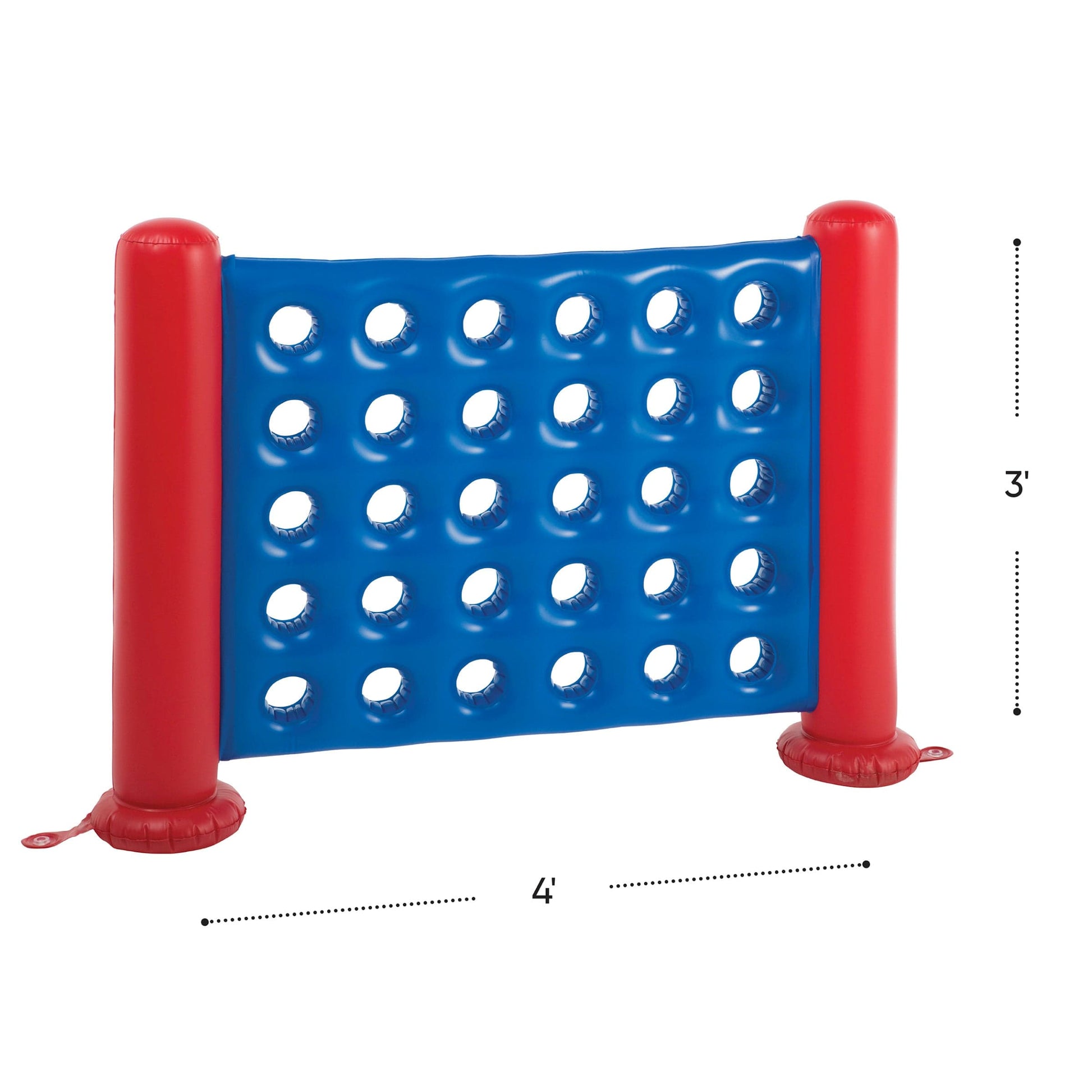 Jumbo 4-Foot Inflatable 4-in-a-Row Sorting and Strategy Game