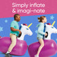 Inflatable Ride-On Hop 'n Go Unicorns