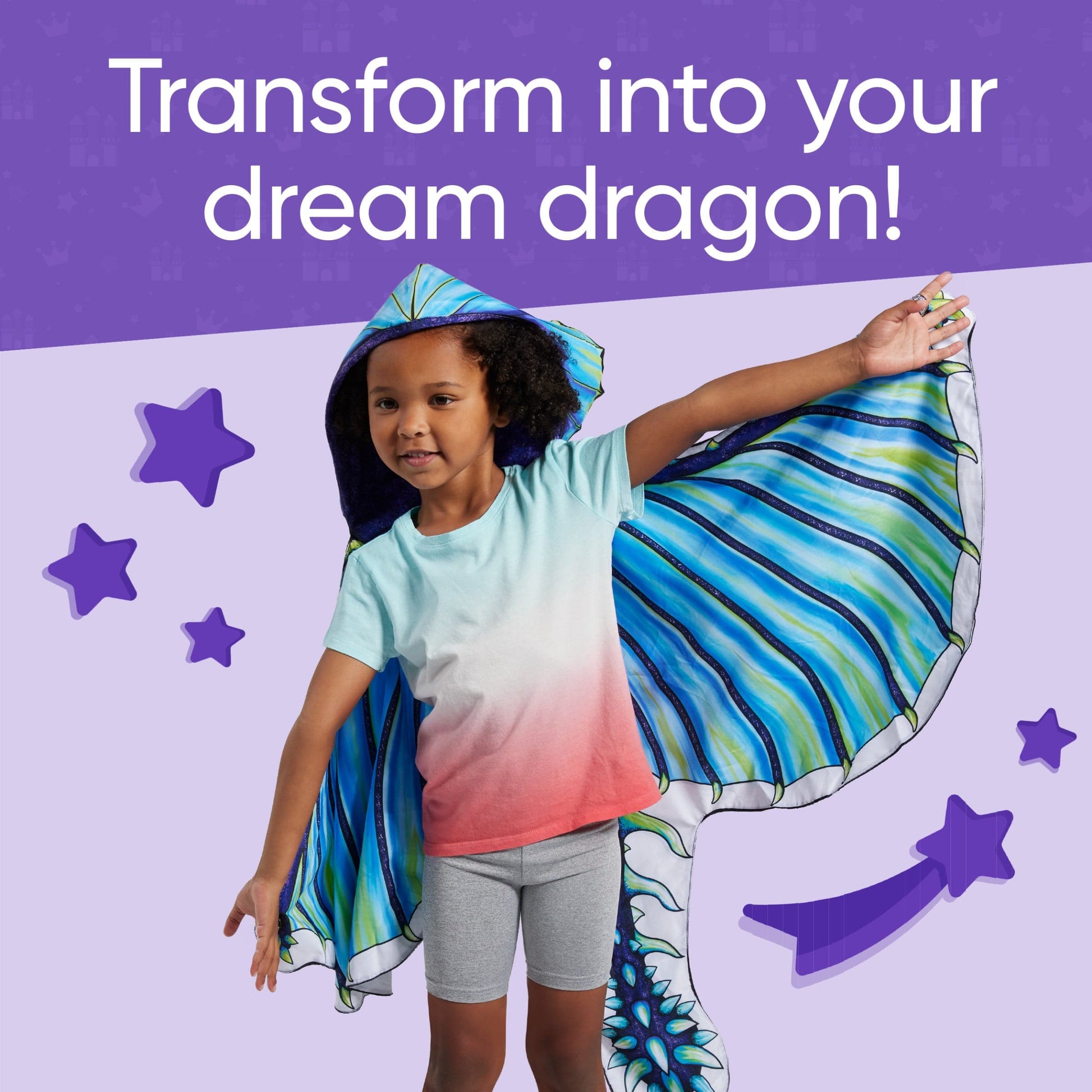 Fabric Dragon Wings Costume