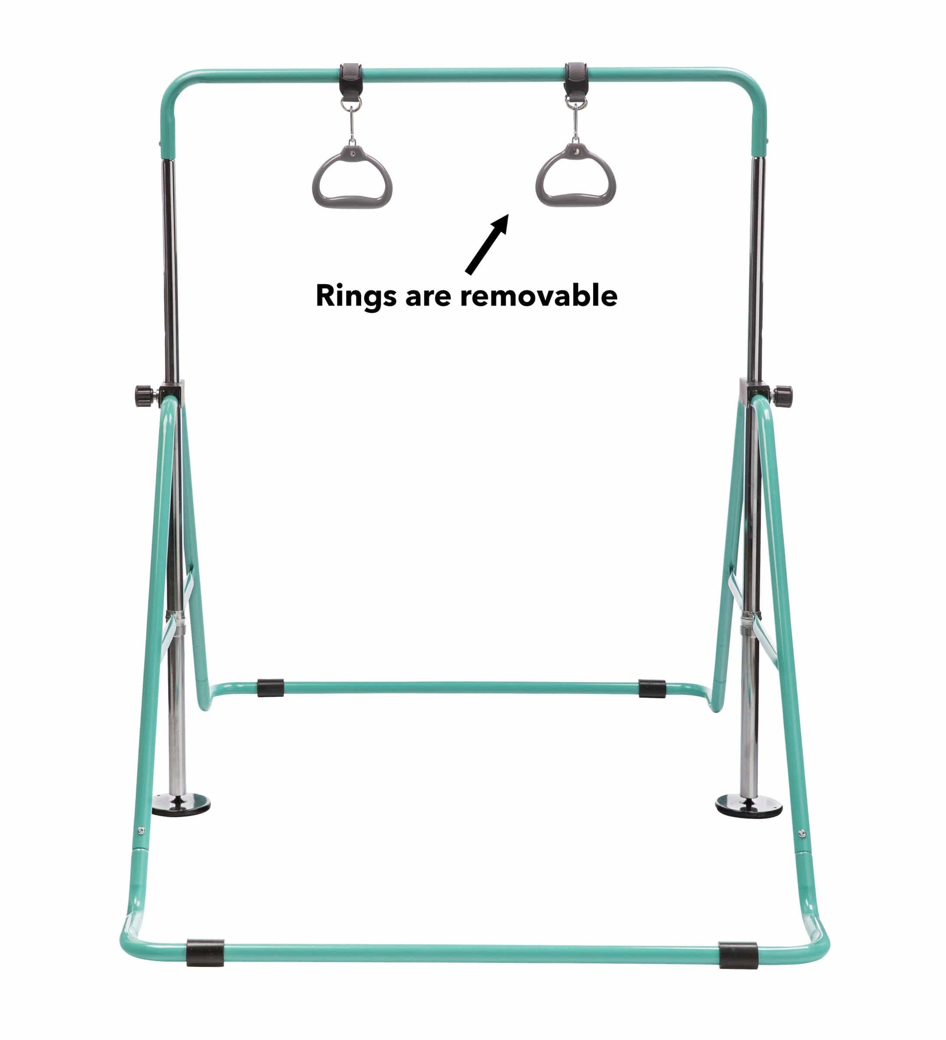 2-in-1 Adjustable Bar and Ring Gymnastics Set