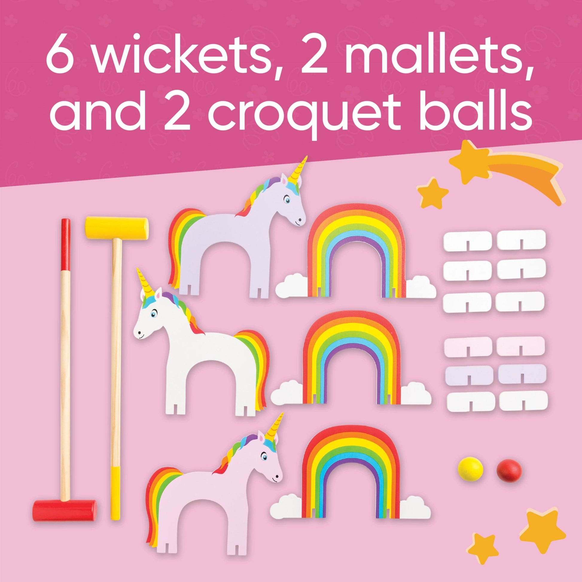 Unicorn Croquet Set