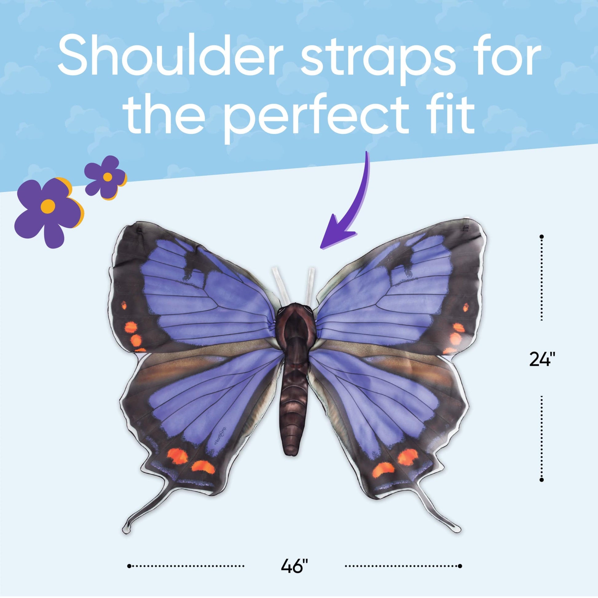 Realistic Butterfly Wings Costume