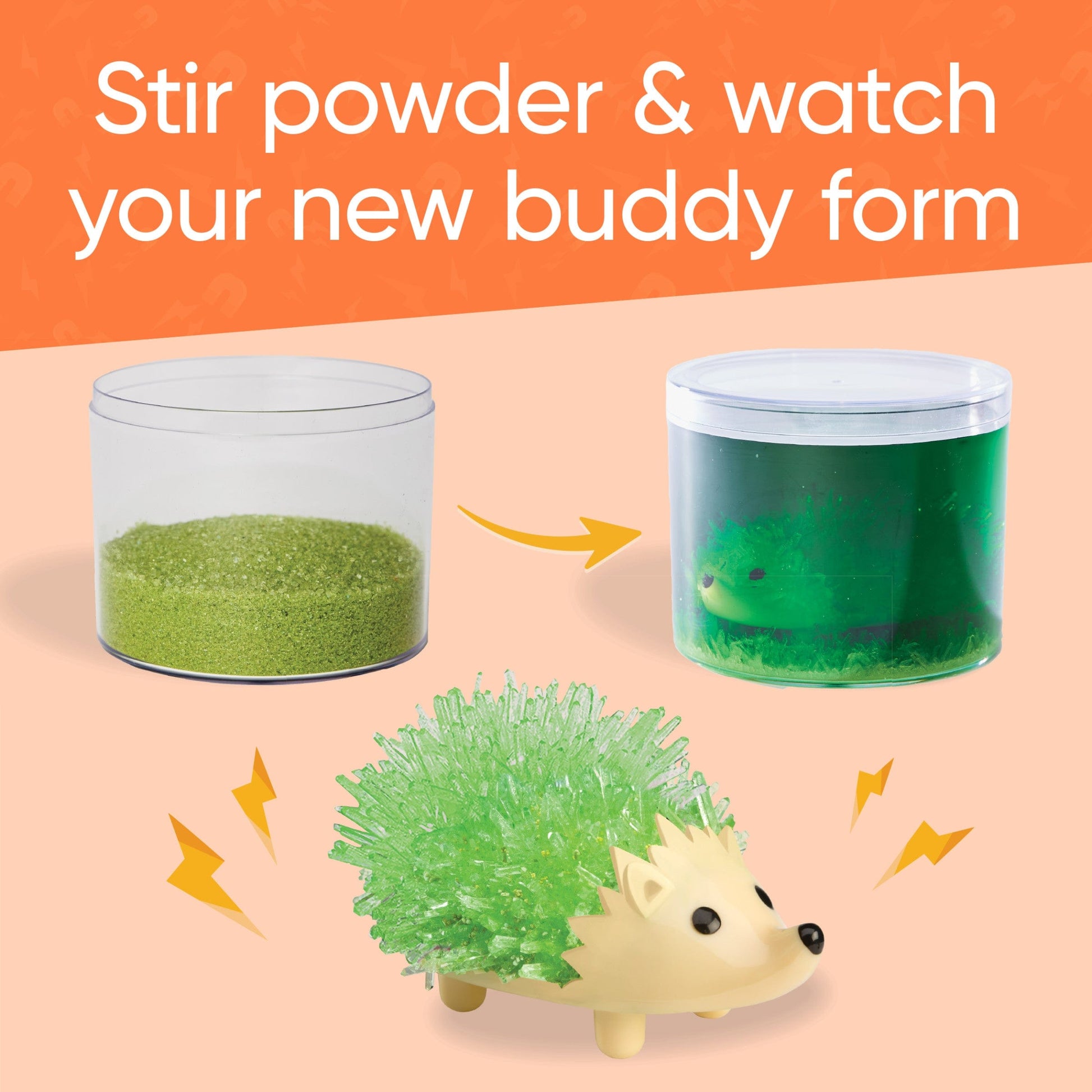Grow Your Own Crystals Kit-Hedgehog