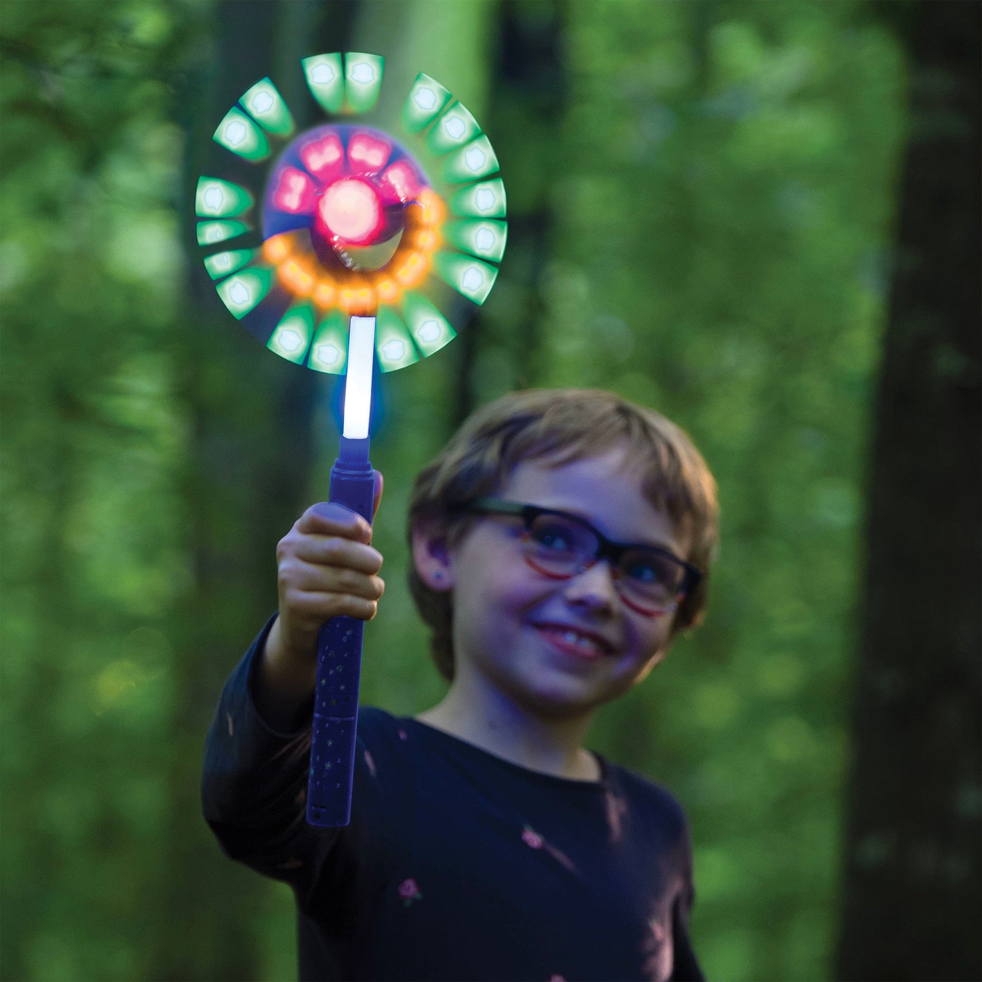 Light Up Spinning LED Wand