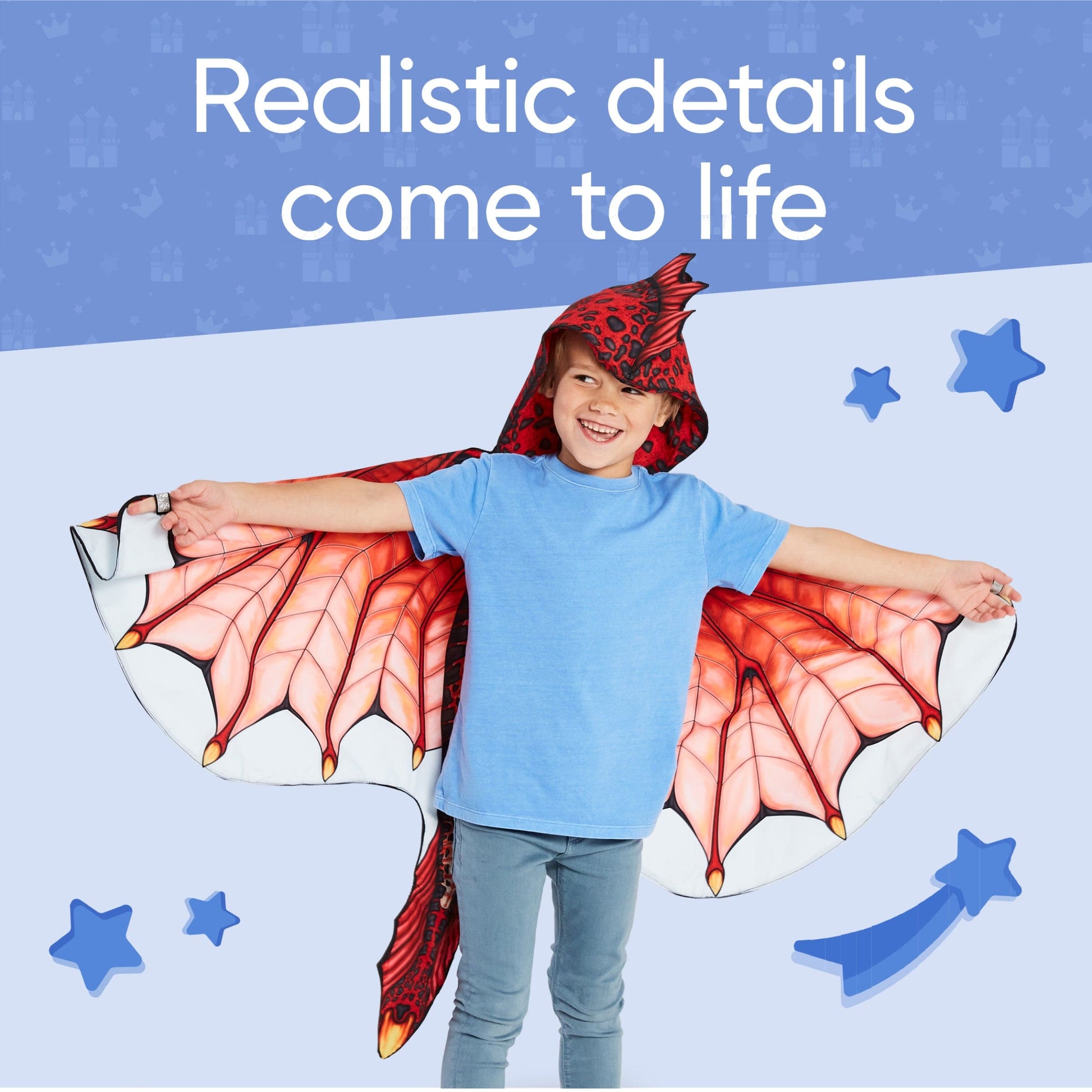 Fabric Dragon Wings Costume