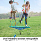 40-Inch 2-in-1 Colorful Climbing Rope Swing