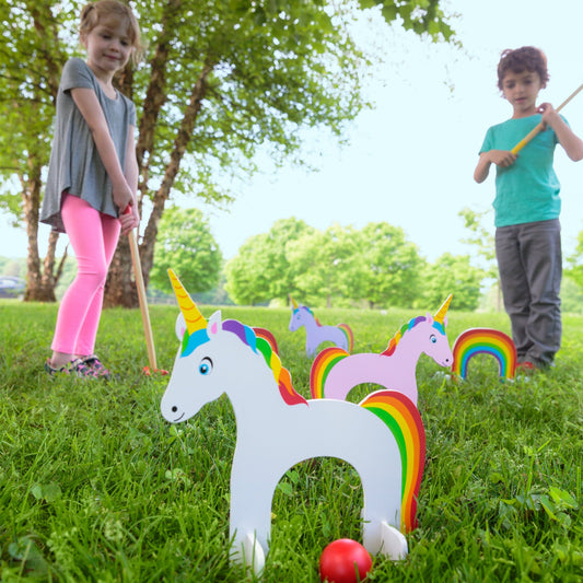 Unicorn Croquet Set