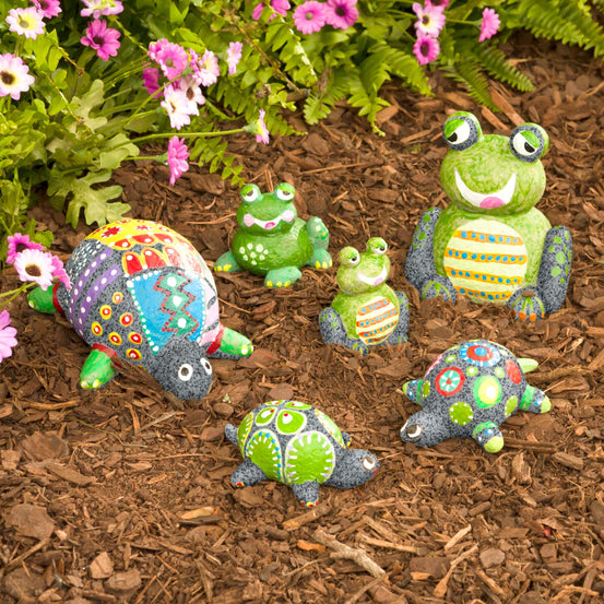 Color Pops Paint-Your-Own Rocks: Turtles and Frogs