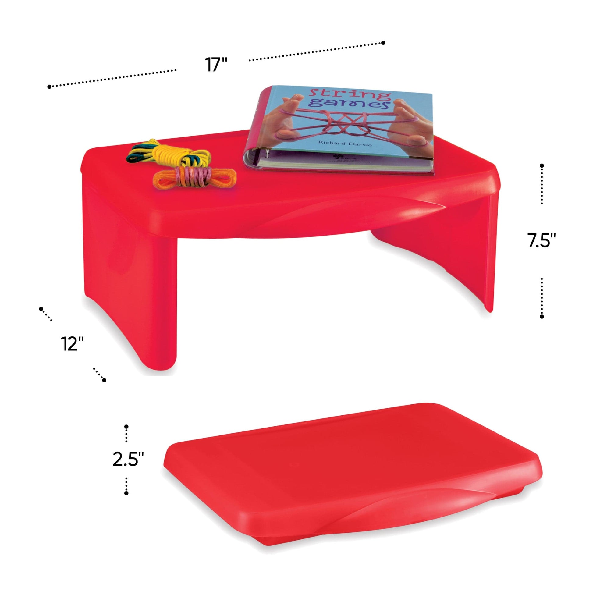 Portable Folding Lap Desk With Storage Activity Tray