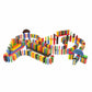 Classic 255-Piece Wooden Domino Race Set