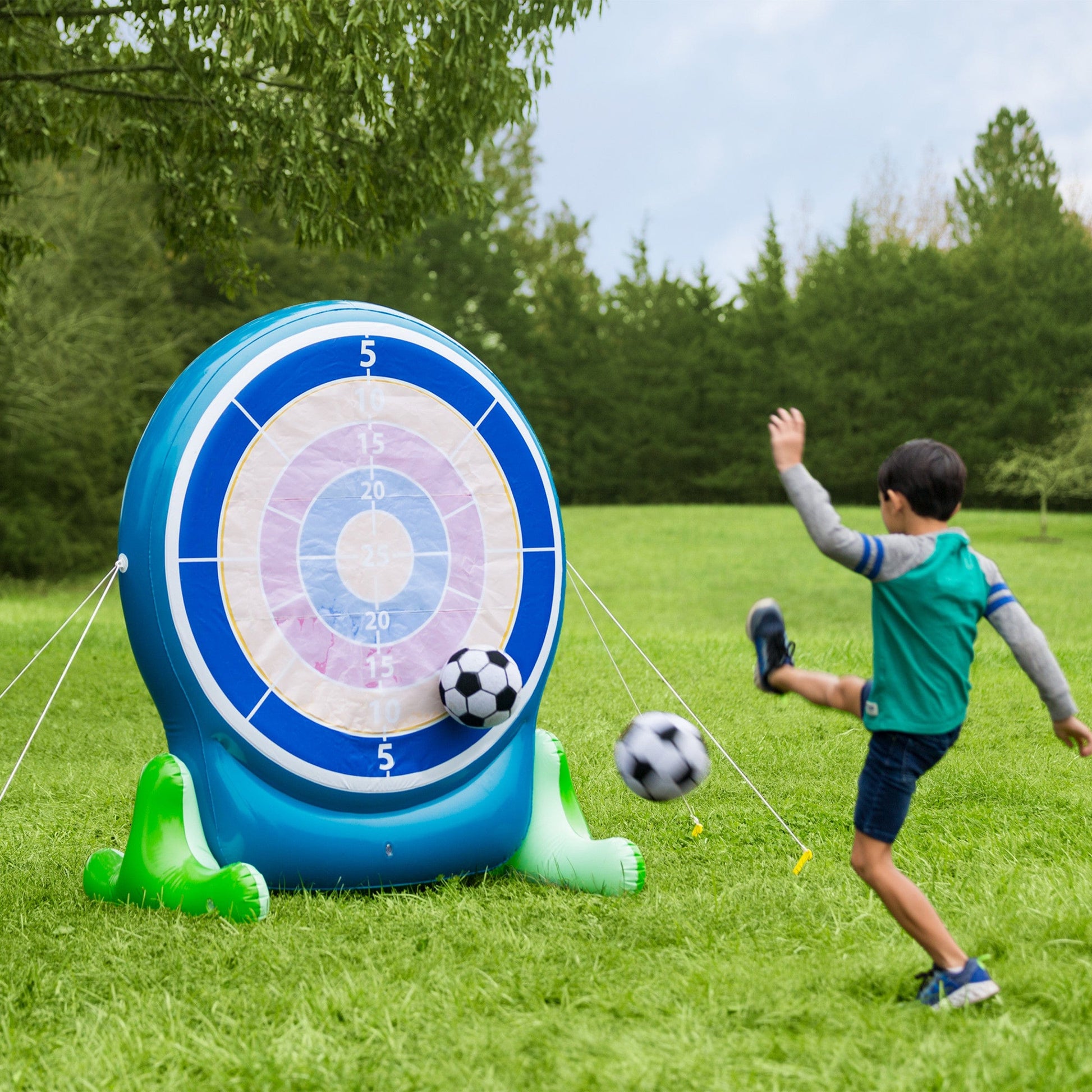 Jumbo Inflatable 2 in 1 Darts & Soccer